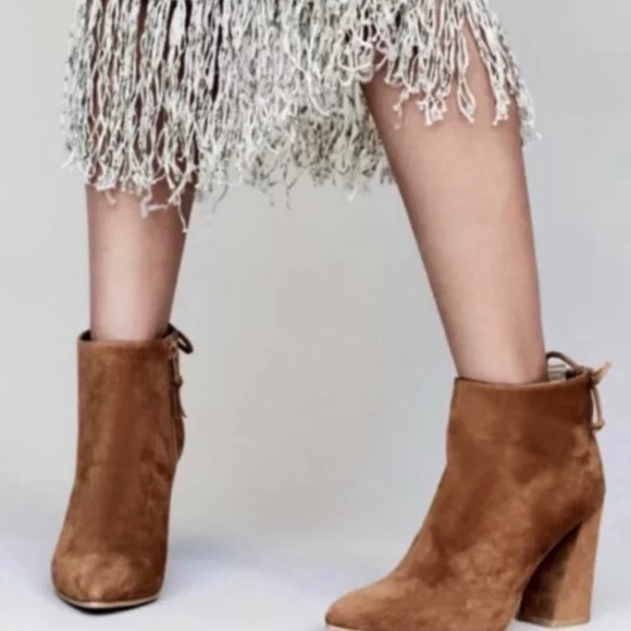 Stuart Weitzman Grandiose Suede Ankle Bootie - Picture 2 of 14